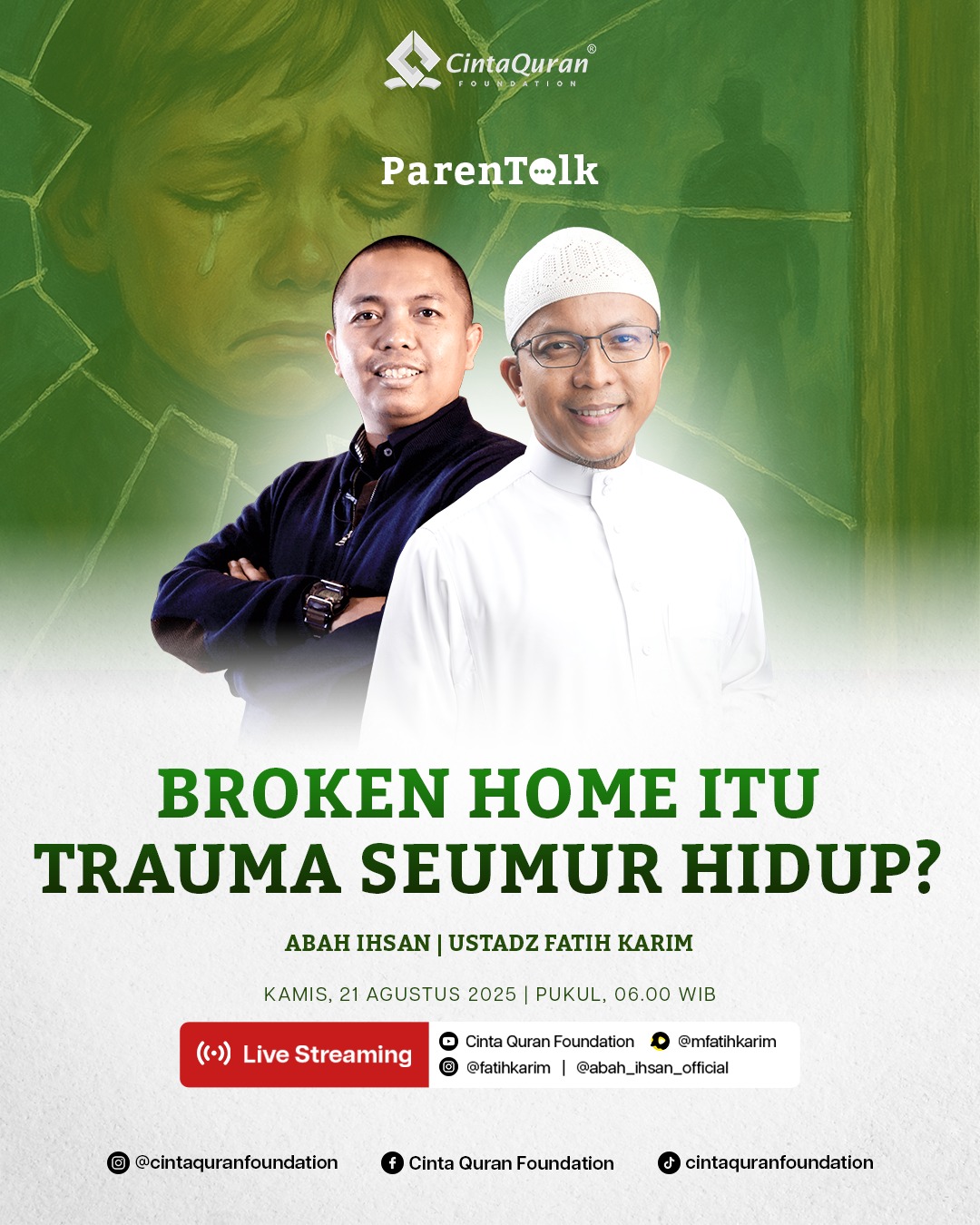 Broken Home Itu Trauma Seumur Hidup
